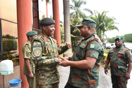 PRESIDENT MUSEVENI MEETS UPDF AND FARDC SENIOR ARMY OFFICERS, REVIEW OPERATION SHUJAA 
