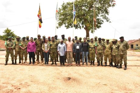 UPDF EACRF Contingent Engages International Researcher on Management of Children in Armed Conflict
