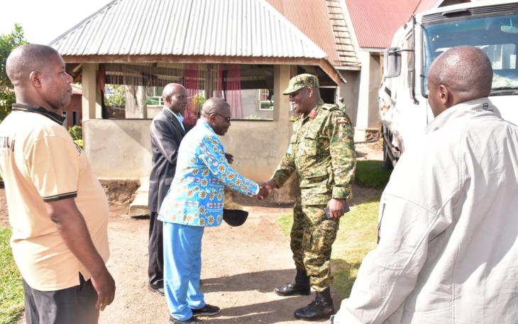 UPDF Commander of EACRF Uganda contingent in North Kivu- DRC Rallies Congolese Towards Peace.